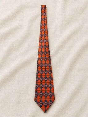 Vintage NFL Chicago Bears 100% Silk Logo Tie Never Worn